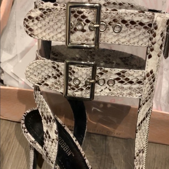 Snakeskin Heels (Read Caption) One Day Sale - Picture 2 of 3